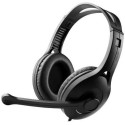 Edifier USB K800, Black Computer Headphones with microphone, Frequency response 20 Hz-20 kHz, On-ear controls,120-degree Rotating Microphone, Comfortable Wearing, 2.8 m, USB-A