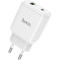 HOCO N5 Favor dual port PD20W+QC3.0 charger White