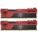 16GB (Kit of 2x8GB) DDR4-4000 VIPER (by Patriot) ELITE II, Dual-Channel Kit, PC32000, CL20, 1.4V, Red Aluminum HeatShiled with Black Viper Logo, Intel XMP 2.0 Support, Black/Red