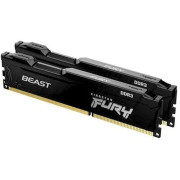 16GB (Kit of 2*8GB) DDR3-1866  Kingston FURY Beast (Dual Channel Kit), PC14900, CL10, 2Rx8, 1.5V,  Auto-overclocking,  Asymmetric BLACK heat spreader