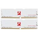 32GB (Kit of 2*16GB) DDR4-3600  GOODRAM  IRDM PRO DDR4 CRIMSON WHITE  (Dual Channel Kit), PC28800, CL18, Latency 18-22-22, 1.35V, 1024x8, Aluminium WHITE heatsink