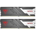 64GB (Kit of 2x32GB) DDR5-5200 Viper (by Patriot) VENOM DDR5 (Dual Channel Kit) PC5-41600, CL40, 1.35V, Aluminum heat spreader with unique design, XMP 3.0 Overclocking Support, On-Die ECC, Thermal sensor, Matte Black with Red Viper logo