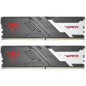 64GB (Kit of 2x32GB) DDR5-6400 Viper (by Patriot) VENOM DDR5 (Dual Channel Kit) PC5-48000, CL32, 1.4V, Aluminum heat spreader with unique design, XMP 3.0 Overclocking Support, On-Die ECC, Thermal sensor, Matte Black with Red Viper logo