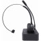 Gembird BTHS-M-01 Bluetooth call center headset with built-in microphone, mono, Bluetooth v5.0, LED, up to 12 hours on a single charge, distance: up to 10 m, Headset battery: 150 mAh Li-Polymer (charging up to 1.5 h), Charging base: 500 mAh Li battery, US