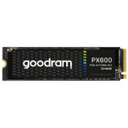 M.2 NVMe SSD 1.0TB GOODRAM PX600 Gen2, Interface: PCIe4.0 x4 / NVMe1.4, M2 Type 2280 form factor, Sequential Reads/Writes 5000 MB/s / 3200 MB/s, TBW: 300TB, MTBF: 2mln hours, 3D NAND TLC, heat-dissipating thermal pad
