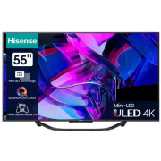 Телевизор 55" LED SMART TV Hisense 55U7KQ, Mini LED 3840x2160, VIDAA OS, Gray