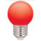 Forever Light, LED Bulb E27 G45 2W 230v red 5pcs