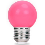 Forever Light, LED Bulb E27 G45 2W 230V pink 5pcs