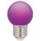 Forever Light, LED Bulb E27 G45 2W 230v purple 5pcs