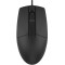 Mouse A4Tech OP-330S, Optical, 1200 dpi, 3 buttons, Ambidextrous, Silent, 1.5m, USB, Black