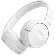 Headphones  Bluetooth  JBL T670NC, White, On-ear, Adaptive Noise Cancelling with Smart Ambient
