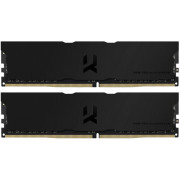 32GB (Kit of 2*16GB) DDR4-3600  GOODRAM  IRDM PRO DDR4 DEEP BLACK  (Dual Channel Kit), PC28800, CL18, Latency 18-22-22, 1.35V, 1024x8, Aluminium BLACK heatsink
