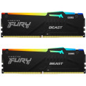 16GB (Kit of 2*8GB) DDR5-5600  Kingston FURY® Beast DDR5 EXPO, PC44800, CL36, 1Rx16, 1.25V, Auto-overclocking, Asymmetric BLACK low-profile heat spreader, AMD® EXPO v1.0 and Intel® Extreme Memory Profiles (Intel® XMP) 3.0