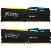 16GB (Kit of 2*8GB) DDR5-5600  Kingston FURY® Beast DDR5 EXPO, PC44800, CL36, 1Rx16, 1.25V, Auto-overclocking, Asymmetric BLACK low-profile heat spreader, AMD® EXPO v1.0 and Intel® Extreme Memory Profiles (Intel® XMP) 3.0