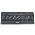Logitech Keyboard K280e for Business, USB, Splash-protected, US INT'L, black