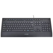 Logitech Keyboard K280e for Business, USB, Splash-protected, US INT'L, black