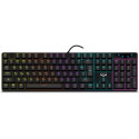 Gaming Keyboard SVEN KB-G9300, Mechanica, Blue SW, RGB, Fn keys, Win Lock, Black, USB
