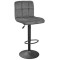 Барный стул Deco SB-044 Velvet Dark Grey+Black Leg