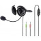 Hama NHS-P100 PC Office Headset with Neckband, Stereo, black