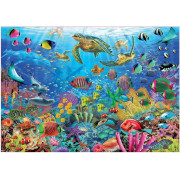 Puzzle Educa 1000 Tropical Fantasy Turttles