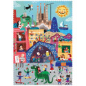 Londji Puzzle - Night & Day in Barcelona