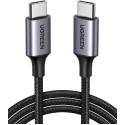 UGREEN Cable Type-C to Type-C 100w 2m Alumi Braided  US316, Black 