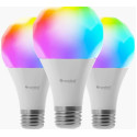 Nanoleaf Essentials Smart A19 Bulb, E27 3 Pack 