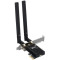 ASUS PCE-AXE5400 Dual Band PCI-E WiFi 6E (802.11ax), 2.4GHz/5GHz/6GHz, IEEE 802.11ax, Bluetooth 5.2, AX 5400 (574Mbps+2402Mbps+2402Mbps) (placa de retea wireless WiFi/сетевая карта WiFi беспроводная)