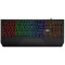 AOC GK200 RGB Membrane Gaming Keyboard (RU), Backlight (RGB), 100% anti-ghosting, USB Hub: 1 x USB, Ultra-portable design, Magnetic Leather Wrist Rest, USB