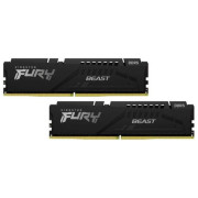 64GB (Kit of 2*32GB) DDR5-5600  Kingston FURY® Beast DDR5 EXPO, PC44800, CL40, 2Rx8, 1.25V, Auto-overclocking, Asymmetric BLACK low-profile heat spreader, AMD® EXPO v1.0 andIntel® Extreme Memory Profiles (Intel® XMP) 3.0.