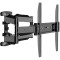 Wall Mount Gembird WM-58ST-01 Black 32"-58" 36kg VESA:up 400x400, Wall dist:60-470mm ±40°,-2/+10°