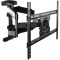 Wall Mount Gembird WM-75ST-01 Black 32"-75", 45kg VESA:up 600x400, Wall dist:49~491mm,±50°,-5/+8°