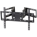 Wall Mount  Gembird WM-80ST-01 Black 40"-80", 60kg, VESA:up 600x400, Wall dist:48~493mm, ±50°