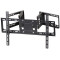 Wall Mount Gembird WM-80ST-01 Black 40"-80", 60kg, VESA:up 600x400, Wall dist:48~493mm, ±50°