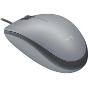 Logitech M110 Optical Mouse, Silent-MID GRAY-USB-N/A-EMEA