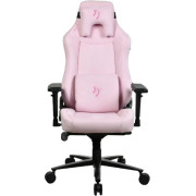 Gaming/Office Chair AROZZI Vernazza SuperSoft Fabric, Pink, Velvety texture fluid-repellant, max weight up to 135-145kg / height 165-190cm, Tilt  Angle Lock, Recline 165°, 4D Armrests, Head and Lumber cushions, Metal Frame, Aluminium wheelbase, Gas lift 4