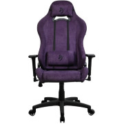 Gaming/Office Chair AROZZI Torretta Soft Fabric, Purple, Soft Fabric, max weight up to 95-100kg / height 160-180cm, Recline 145°, 3D Armrests, Head and Lumber cushions, Metal Frame, Nylon wheelbase, Gas Lift 4class, Small nylon casters, W-26.5kg