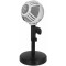 AROZZI Sfera entry level USB microphone with simple plug-and-play feature with Cardioid pick-up pattern, 1,8m, chrome