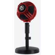 AROZZI Sfera entry level USB microphone with simple plug-and-play feature with Cardioid pick-up pattern, 1,8m, red