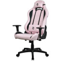 Gaming/Office Chair AROZZI Torretta Supersoft Pink, Velvety texture fluid-repellant fabric, max weight up to 95-120kg / height 160-180cm, Recline 165°, 3D Armrests, Head and Lumber cushions, Metal Frame, Nylon wheelbase, Gas Lift 4 class, Small nylon cast