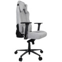 Gaming/Office Chair AROZZI Vernazza Soft Fabric, Light Grey, Soft Fabric, max weight up to 135-145kg / height 165-190cm, Recline 165°, 3D Armrests, Head and Lumber cushions, Metal Frame, Aluminium wheelbase, Large  nylon casters, W-28.5kg