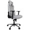 Gaming/Office Chair AROZZI Vernazza Soft Fabric, Light Grey, Soft Fabric, max weight up to 135-145kg / height 165-190cm, Recline 165°, 3D Armrests, Head and Lumber cushions, Metal Frame, Aluminium wheelbase, Large nylon casters, W-28.5kg