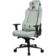 Gaming/Office Chair AROZZI Vernazza Soft Fabric, Pearl Green, max weight up to 135-145kg / height 165-190cm, Tilt  Angle Lock, Recline 165°, 3D Armrests, Head and Lumber cushions, Metal Frame, Aluminium wheelbase, Gas lift 4 class, Large nylon casters, W-