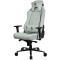 Gaming/Office Chair AROZZI Vernazza Soft Fabric, Pearl Green, max weight up to 135-145kg / height 165-190cm, Tilt Angle Lock, Recline 165°, 3D Armrests, Head and Lumber cushions, Metal Frame, Aluminium wheelbase, Gas lift 4 class, Large nylon casters, W-