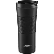 Термокружка Ardesto To Go 450 мл, нержавеющая сталь, черный
