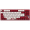 Keyboard Varmilo VEM87 Koi 87Key, EC V2 Rose, USB-A, EN/UKR, White Led, Red
