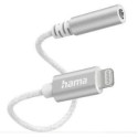 Hama 201523 Lightning - 3.5 mm Jack Socket Aux Adapter, white