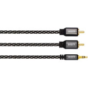 AVINITY 127080 Audio Cable, 2 RCA Plug - 3.5 mm Jack Plug, Stereo, 3.0 m