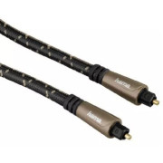 Hama 123313 Audio Optical Fibre Cable, ODT plug (Toslink), metal, 1.5 m