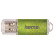 Hama 104300 "Laeta" USB Flash Drive, USB 2.0, 64 GB, 10 MB/s, green